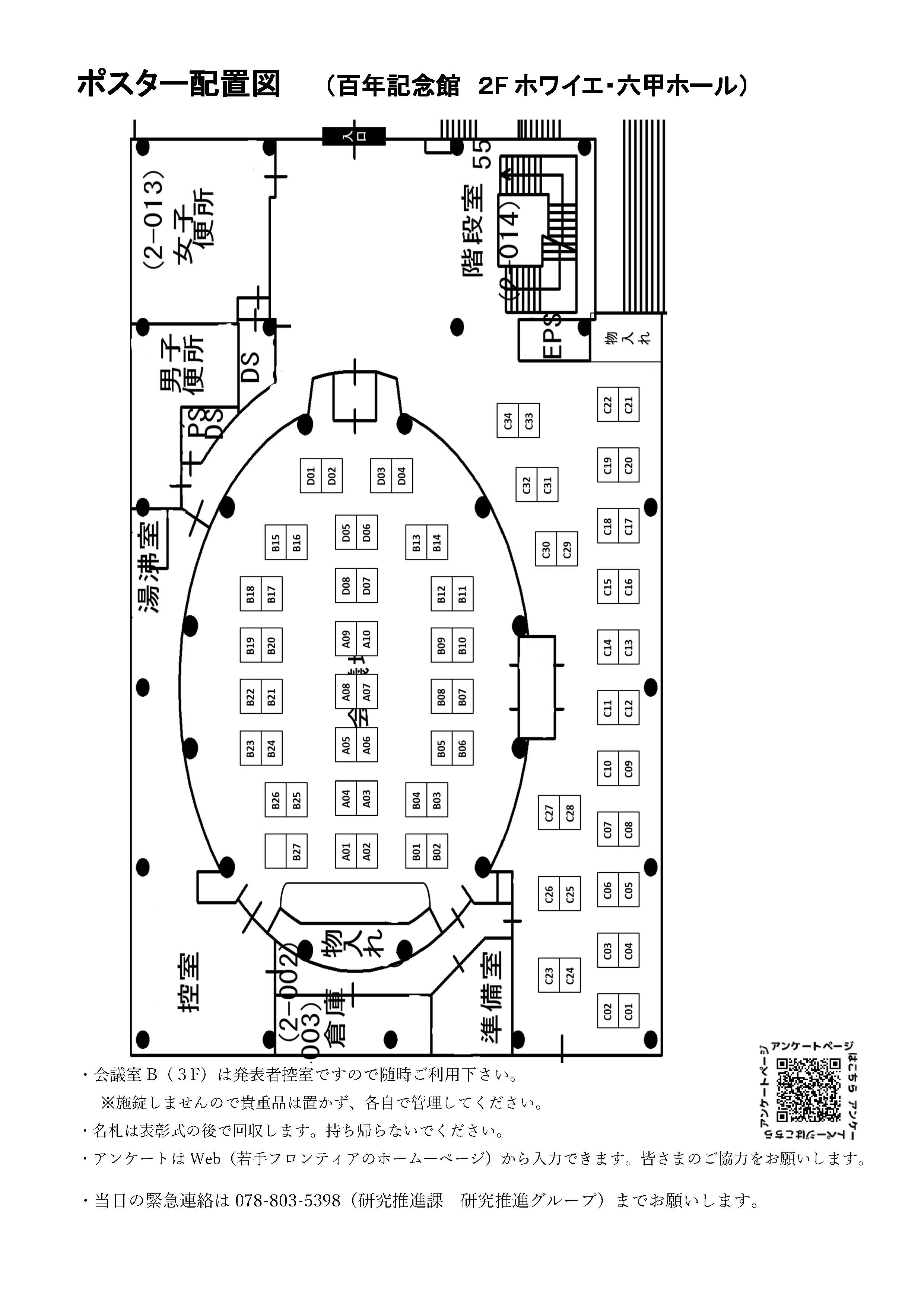 ポスター配置図